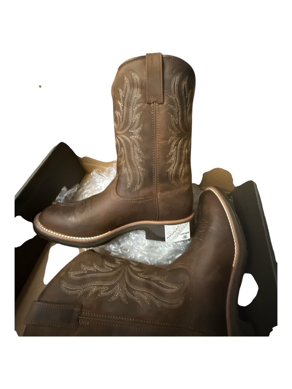 ARIAT Men's Ridgeback Round Toe Cowboy Boot 11.5 EE extra wide NWT - Picture 5 of 5